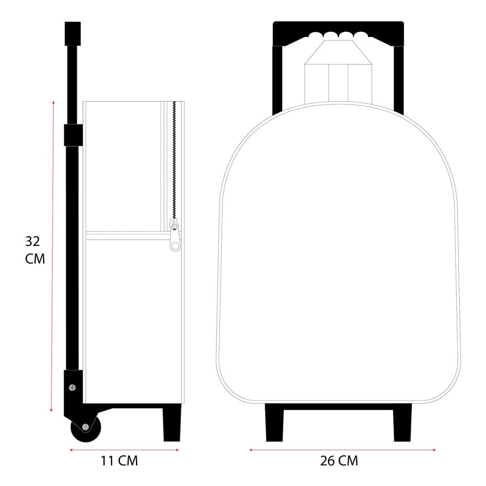 Marvel trolley sac à dos 3D Avengers Great Escapes 32 cm