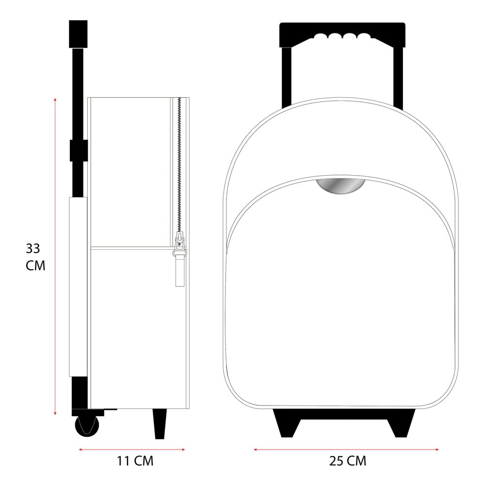 Hello Kitty trolley sac à dos Follow The Rainbow 33 cm