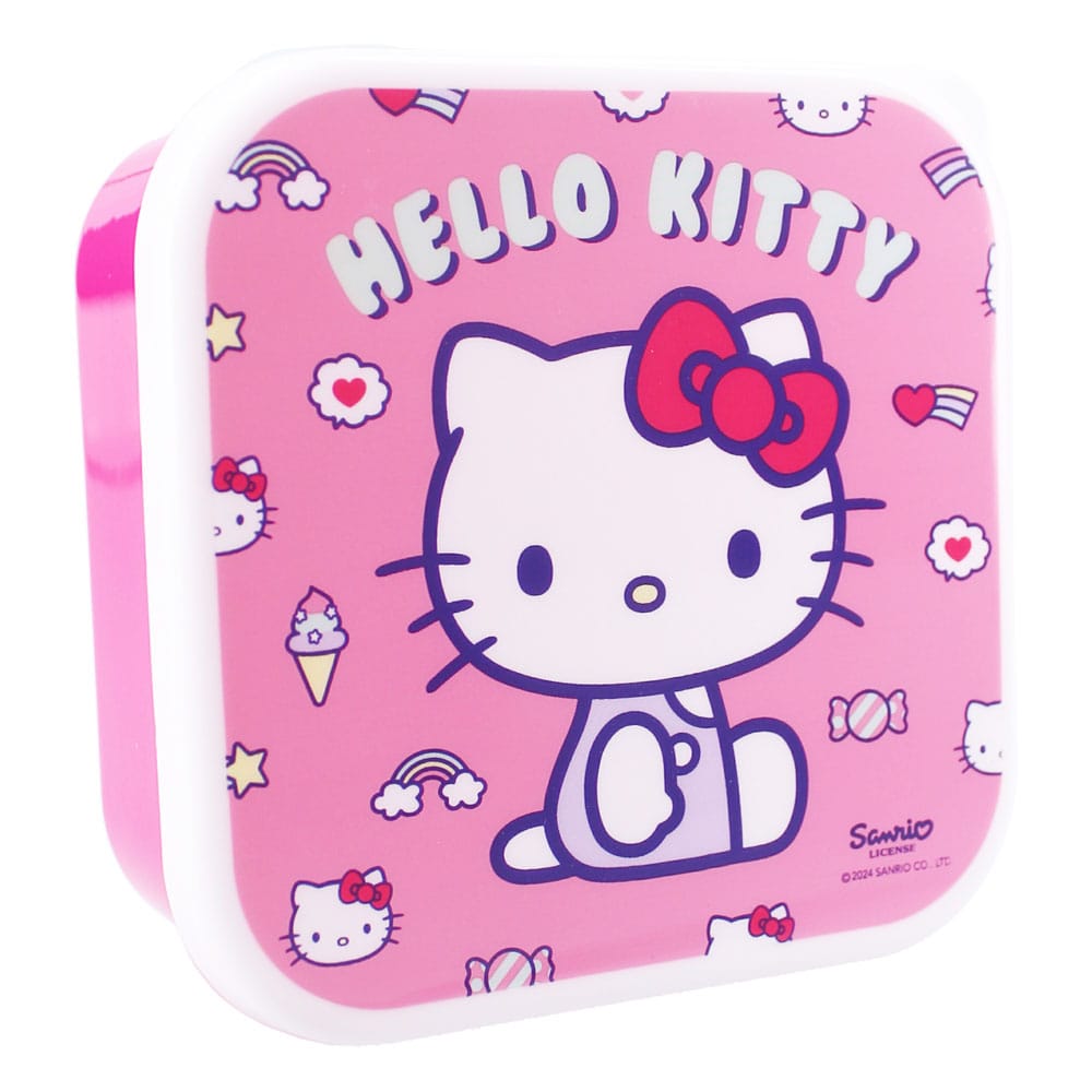 Hello Kitty - Boîte à goûter (3en1) Fresh Bites