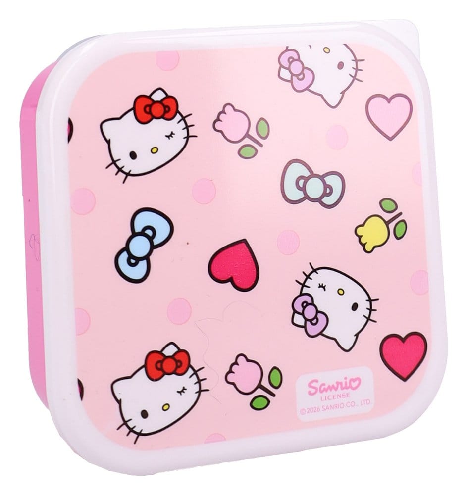 Hello Kitty Boîte à Goûter Set Fresh Bites 12 cm
