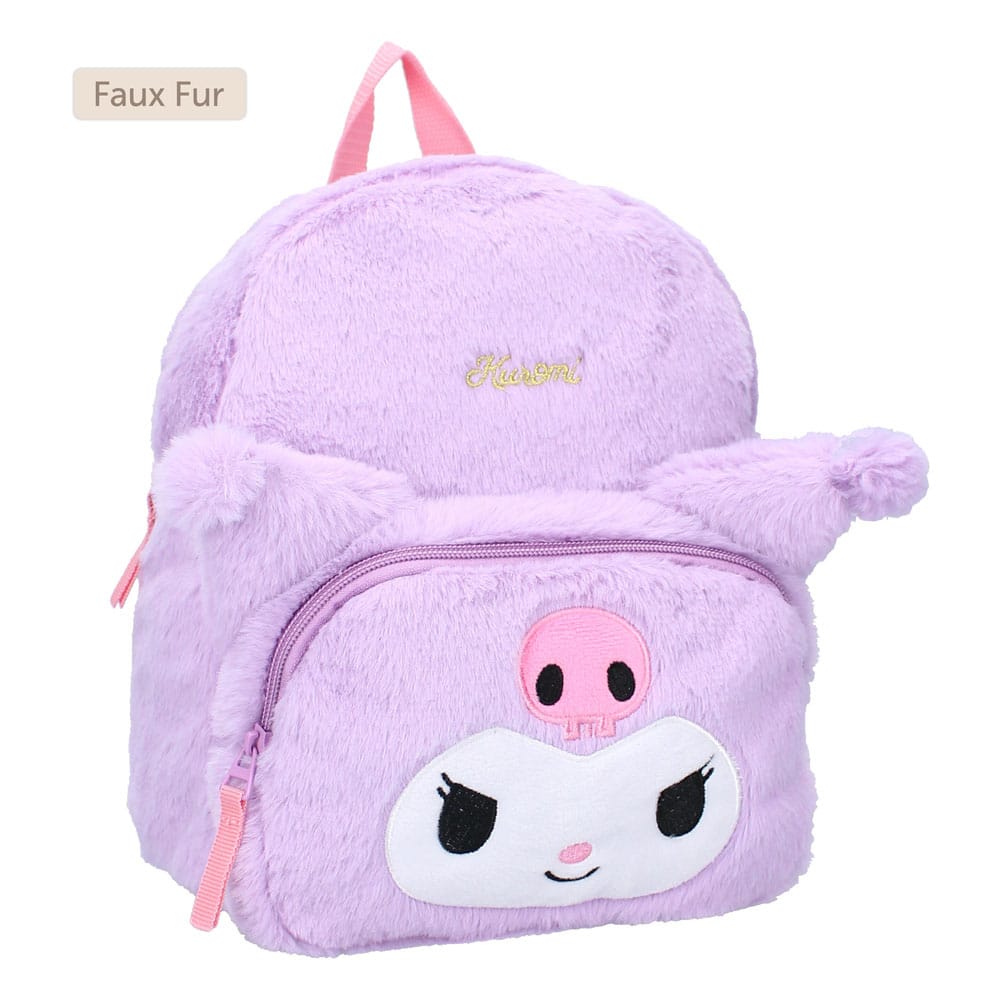 Sanrio sac à dos Kuromil Fluffy Festival Purple 26 cm