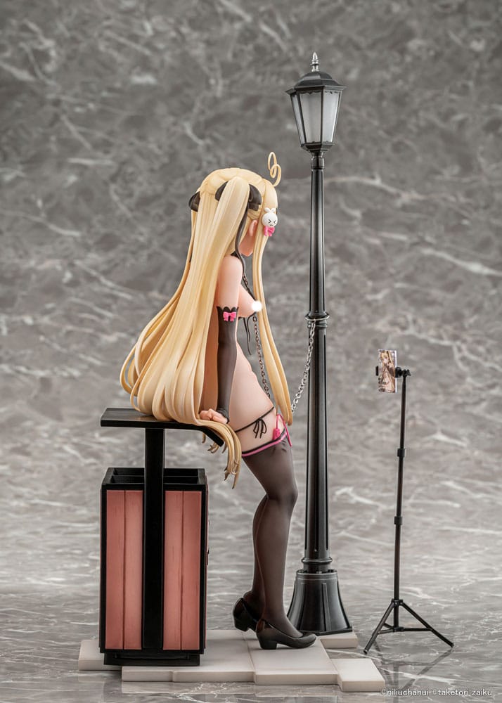 Original Character statuette PVC 1/6 Gyakuryuu Chakai Asaba Tokisaki Illustration By Taketori Zaiku 25 cm