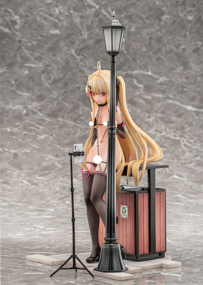 Original Character statuette PVC 1/6 Gyakuryuu Chakai Asaba Tokisaki Illustration By Taketori Zaiku 25 cm