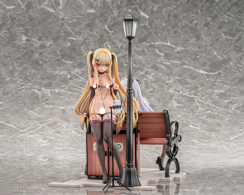 Original Character statuette PVC 1/6 Gyakuryuu Chakai Asaba Tokisaki Illustration By Taketori Zaiku 25 cm