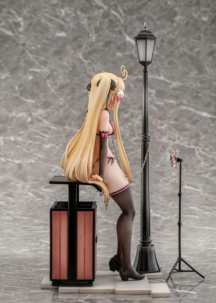 Original Character statuette PVC 1/6 Gyakuryuu Chakai Asaba Tokisaki Illustration By Taketori Zaiku 25 cm