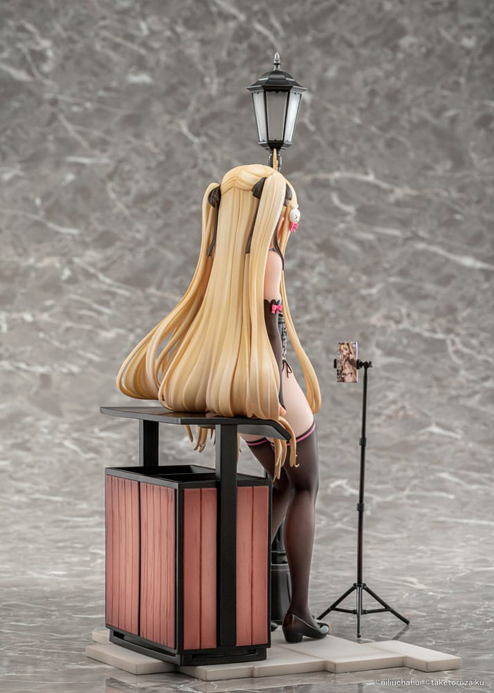Original Character statuette PVC 1/6 Gyakuryuu Chakai Asaba Tokisaki Illustration By Taketori Zaiku 25 cm