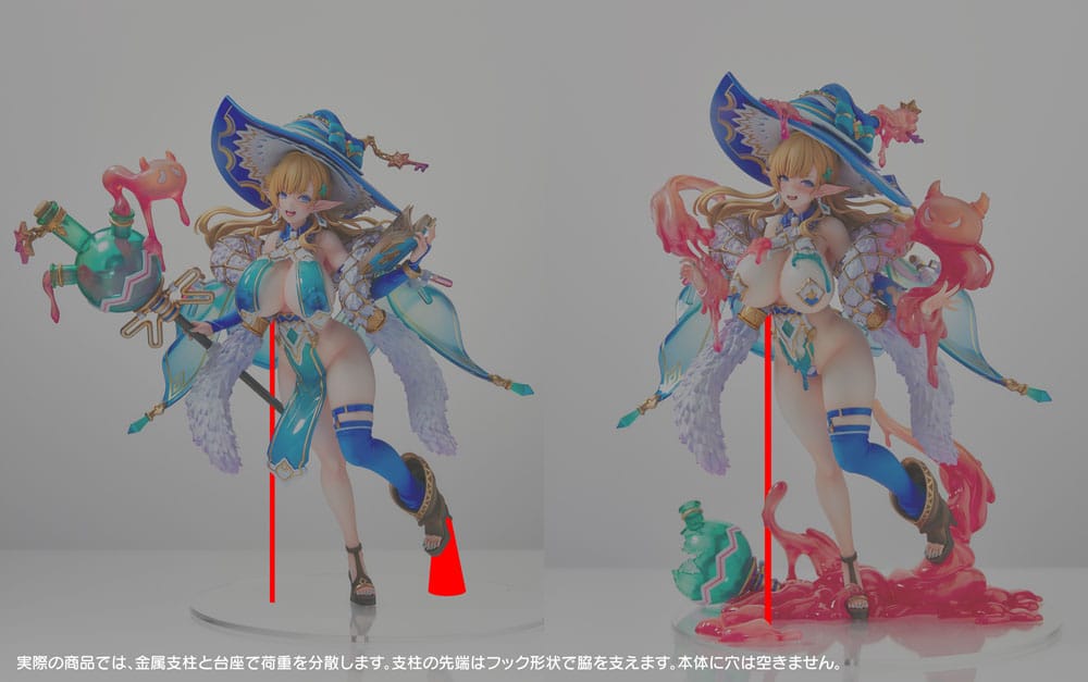 Original Character statuette PVC Elf Village Series 1/6 15th Villager Milklinde Antenna Shop Limited Ver. 25 cm