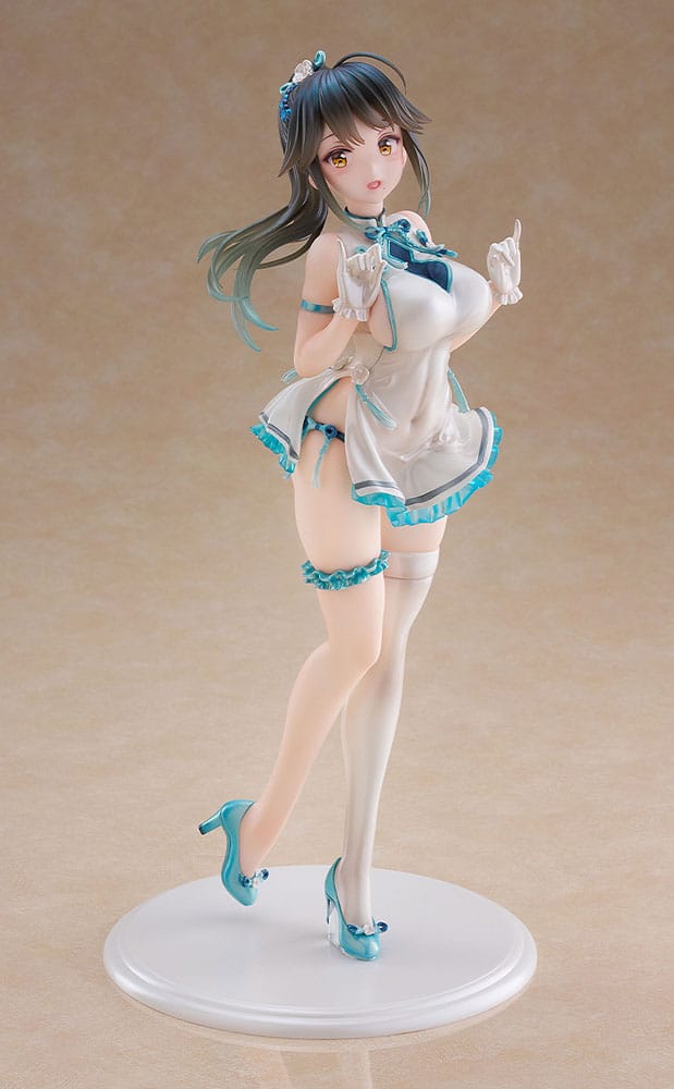 Avian Romance Pink Label 5 statuette PVC 1/6 Ponytail Girl: Qipao 29 cm