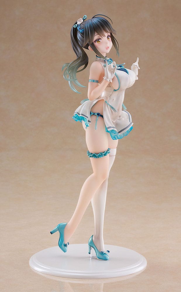 Avian Romance Pink Label 5 statuette PVC 1/6 Ponytail Girl: Qipao 29 cm