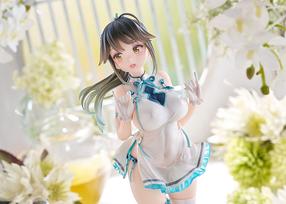 Avian Romance Pink Label 5 statuette PVC 1/6 Ponytail Girl: Qipao 29 cm