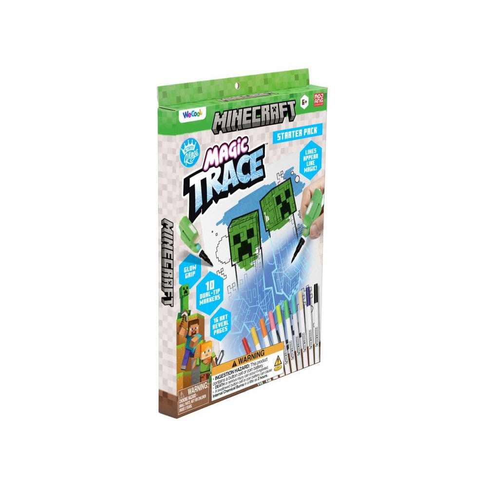 Minecraft stylos écriture invisible Magic Trace Starter pack and refills