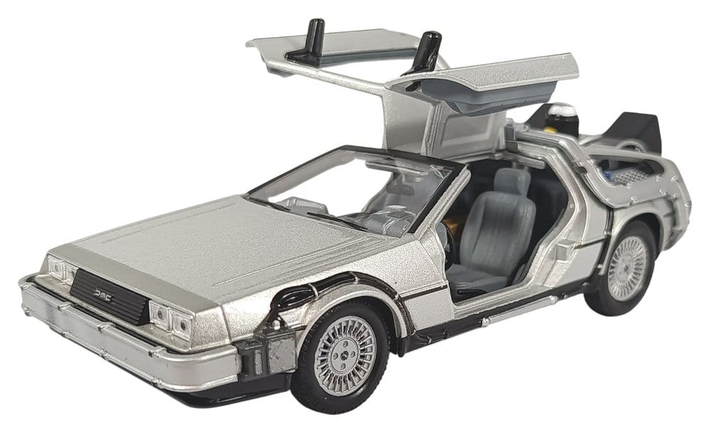 Retour vers le Futur II DeLorean LK Coupe 1981 1/24 métal Fly Wheel 18 cm