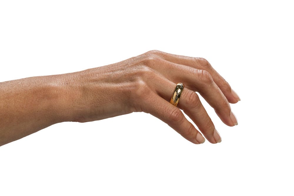 Le Seigneur des Anneaux bague tungstène Anneau Unique (plaqué or) Taille 11
