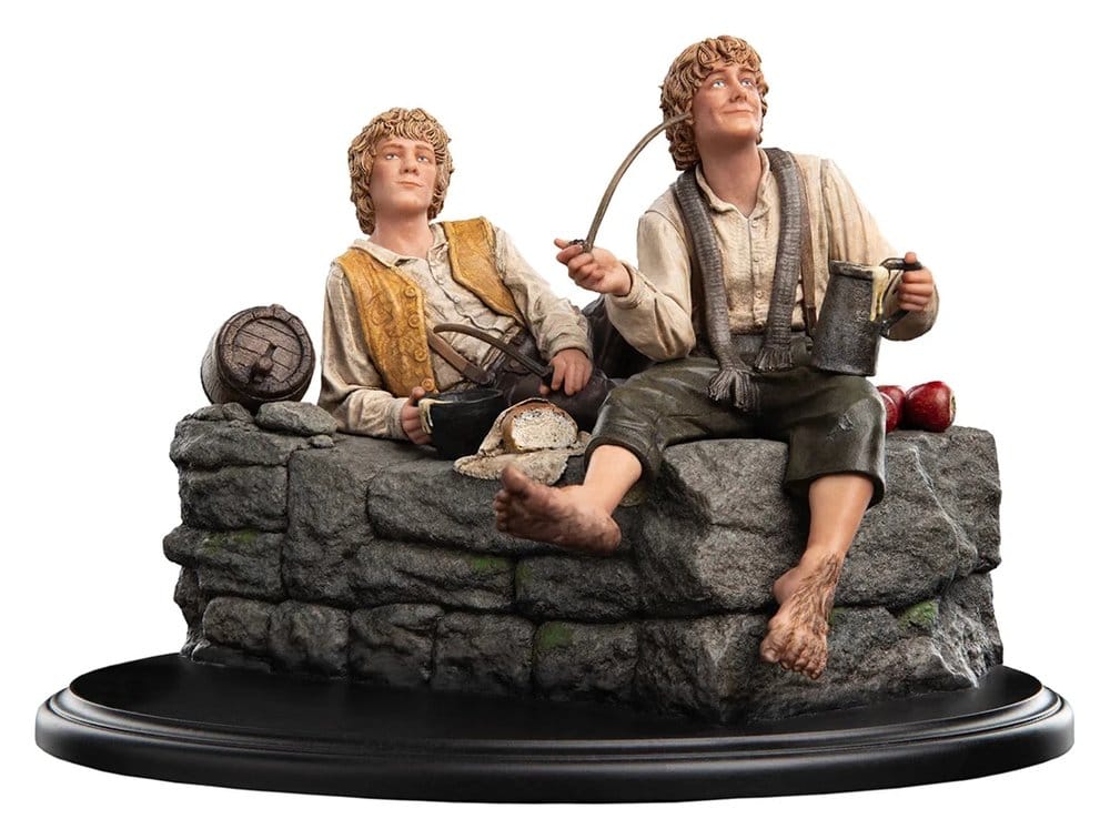 Le Seigneur des Anneaux statuette Merry et Pippin 12 cm