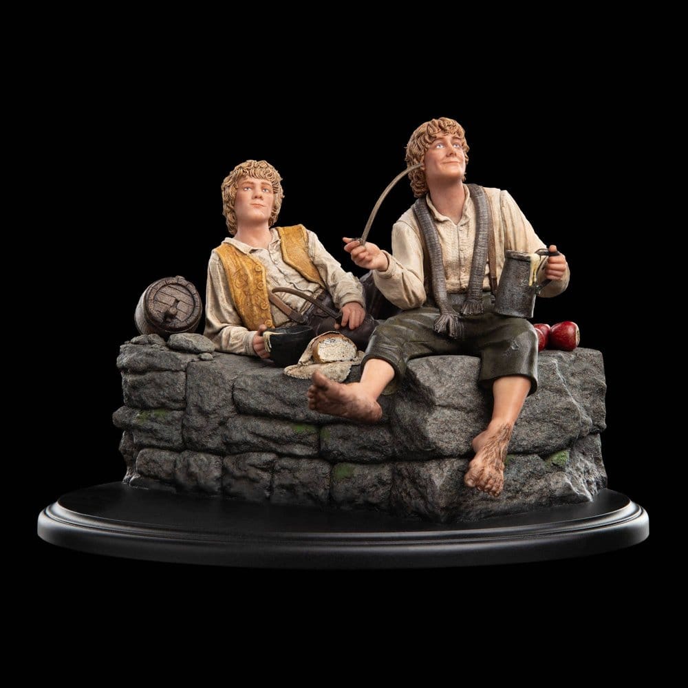 Le Seigneur des Anneaux statuette Merry et Pippin 12 cm