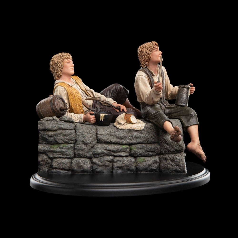 Le Seigneur des Anneaux statuette Merry et Pippin 12 cm