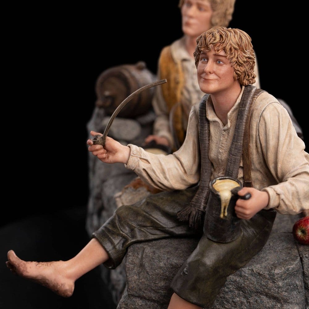 Le Seigneur des Anneaux statuette Merry et Pippin 12 cm