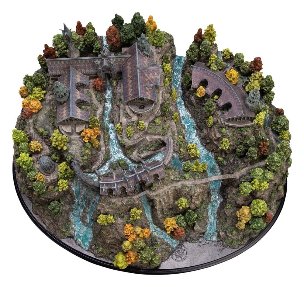 Le Seigneur des Anneaux Diorama Rivendell Édition Limitée 28 cm