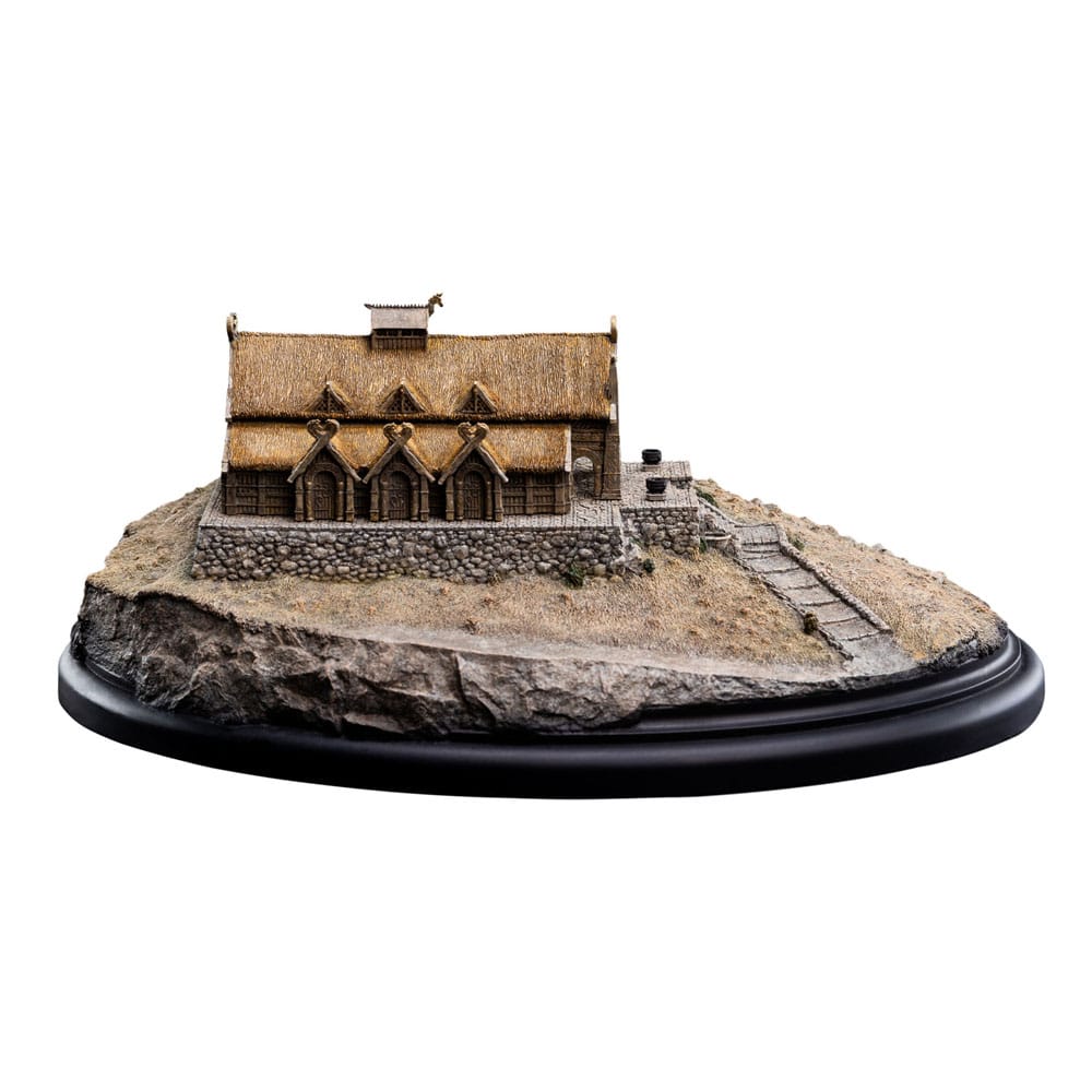 Le Seigneur des Anneaux statuette The Golden Hall of Edoras 9 cm