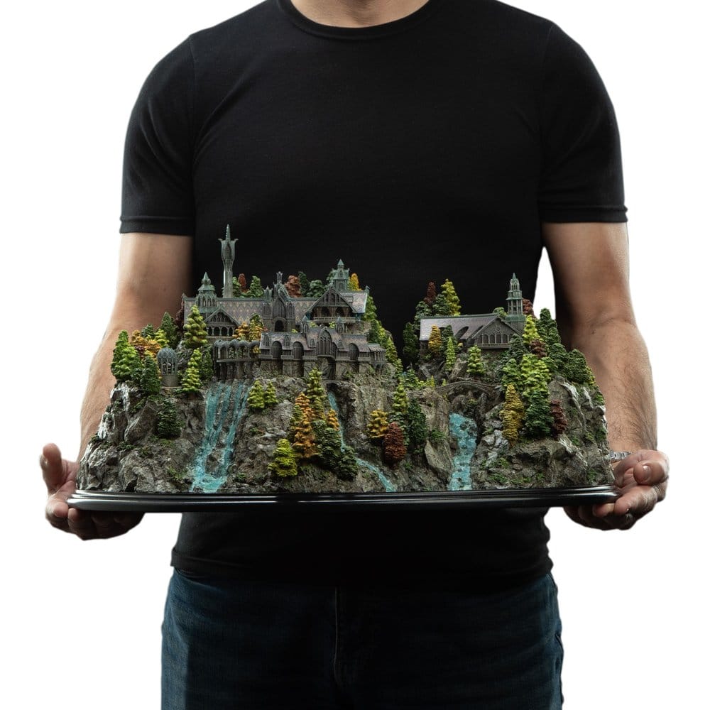 Le Seigneur des Anneaux Environnement Miniature Rivendell 28 cm