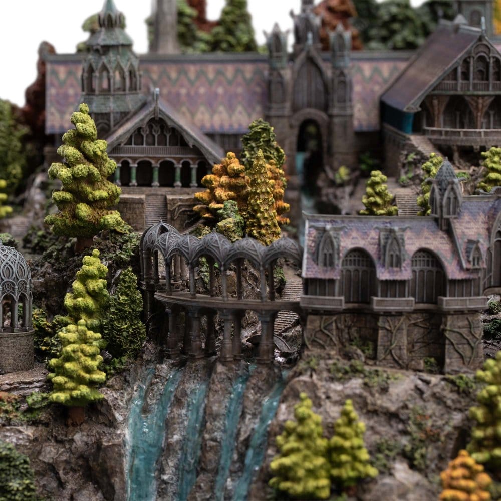 Le Seigneur des Anneaux Environnement Miniature Rivendell 28 cm