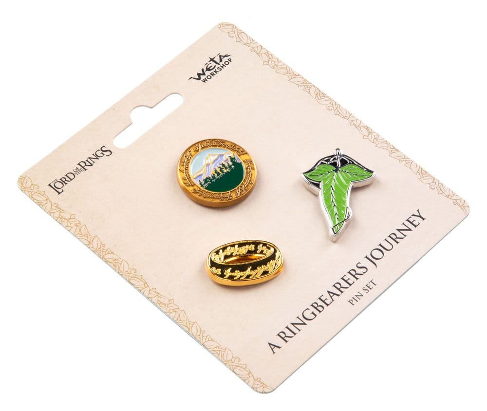 Le Seigneur des Anneaux Trilogie Set de pin's A Ringbearer's Journey