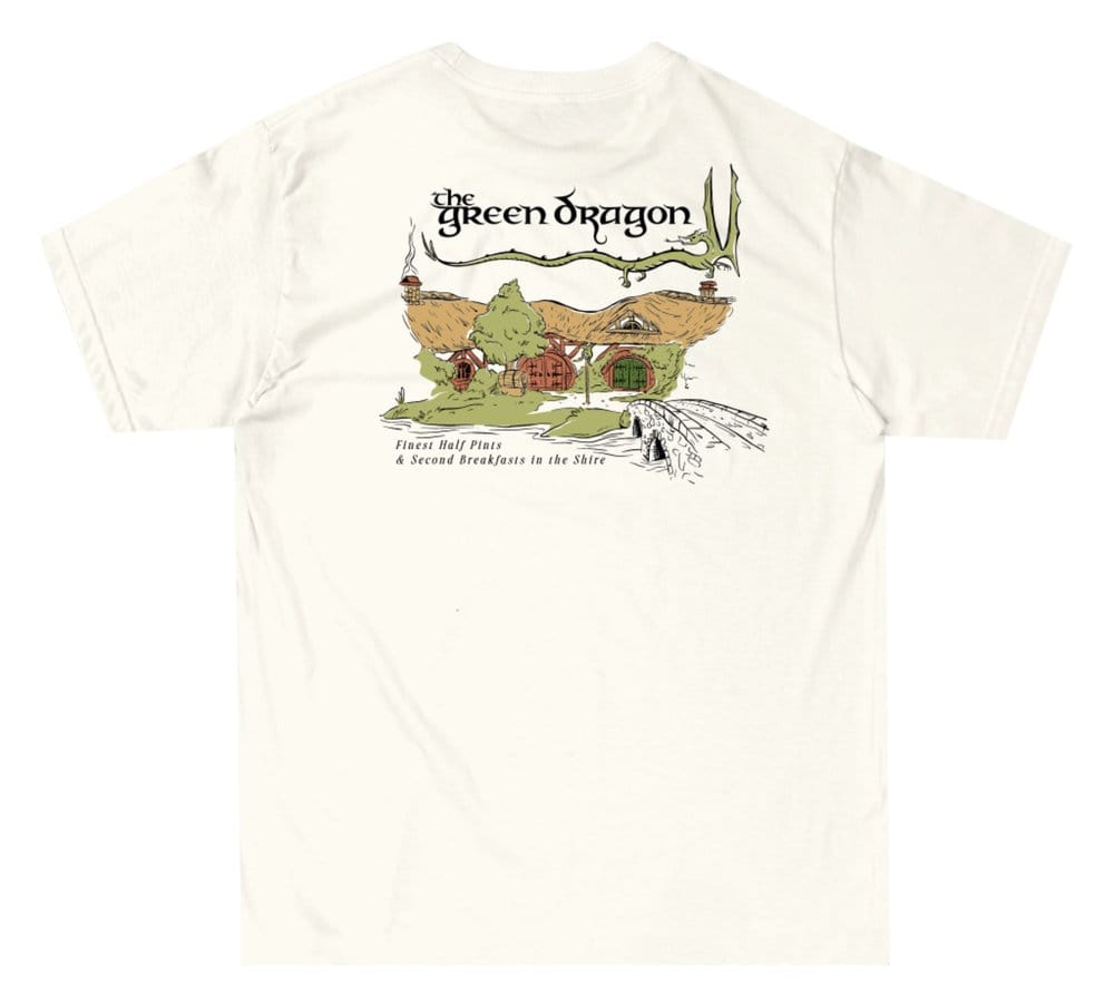 Le Seigneur des Anneaux T-Shirt Green Dragon Inn / Cream M