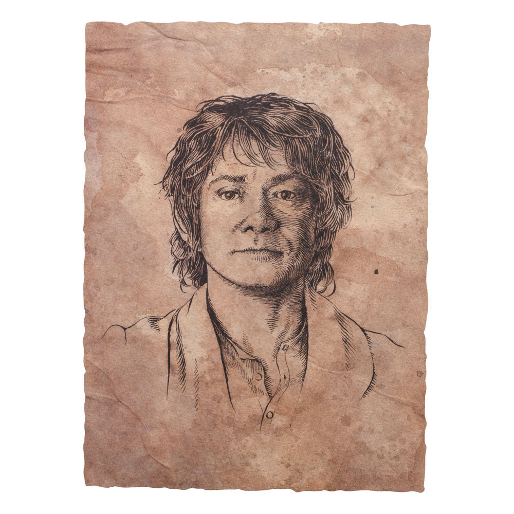 Le Hobbit impression Art Print Portrait of Bilbo Baggins 21 x 28 cm
