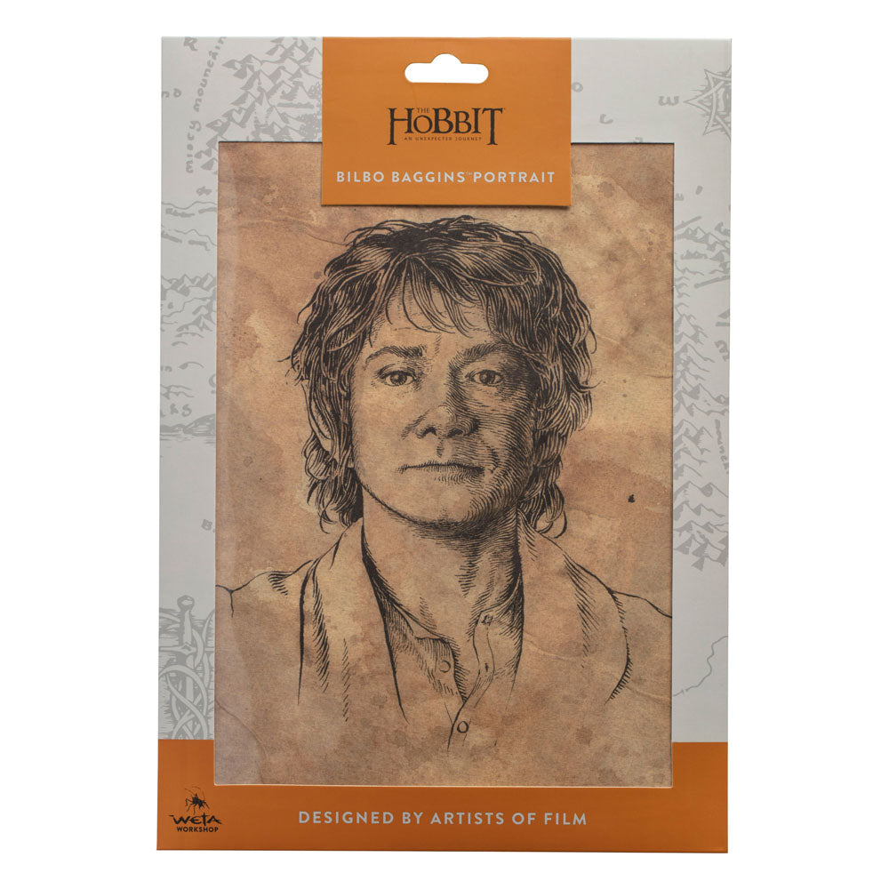 Le Hobbit impression Art Print Portrait of Bilbo Baggins 21 x 28 cm