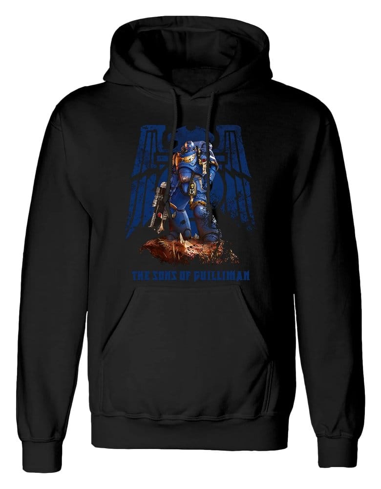 Warhammer Sweat à capuche Space Marines Black (S)