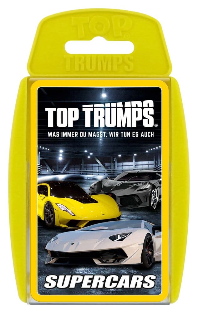 Super Cars jeu de cartes Top Trumps *ALLEMAND*