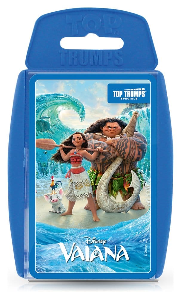 Vaiana, la Légende du bout du monde jeu de cartes Top Trumps *ALLEMAND*