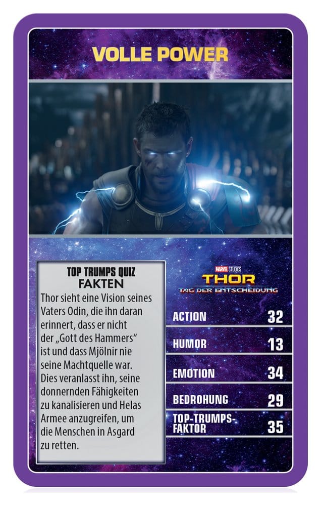 Marvel jeu de cartes Top Trumps Collectables *ALLEMAND*