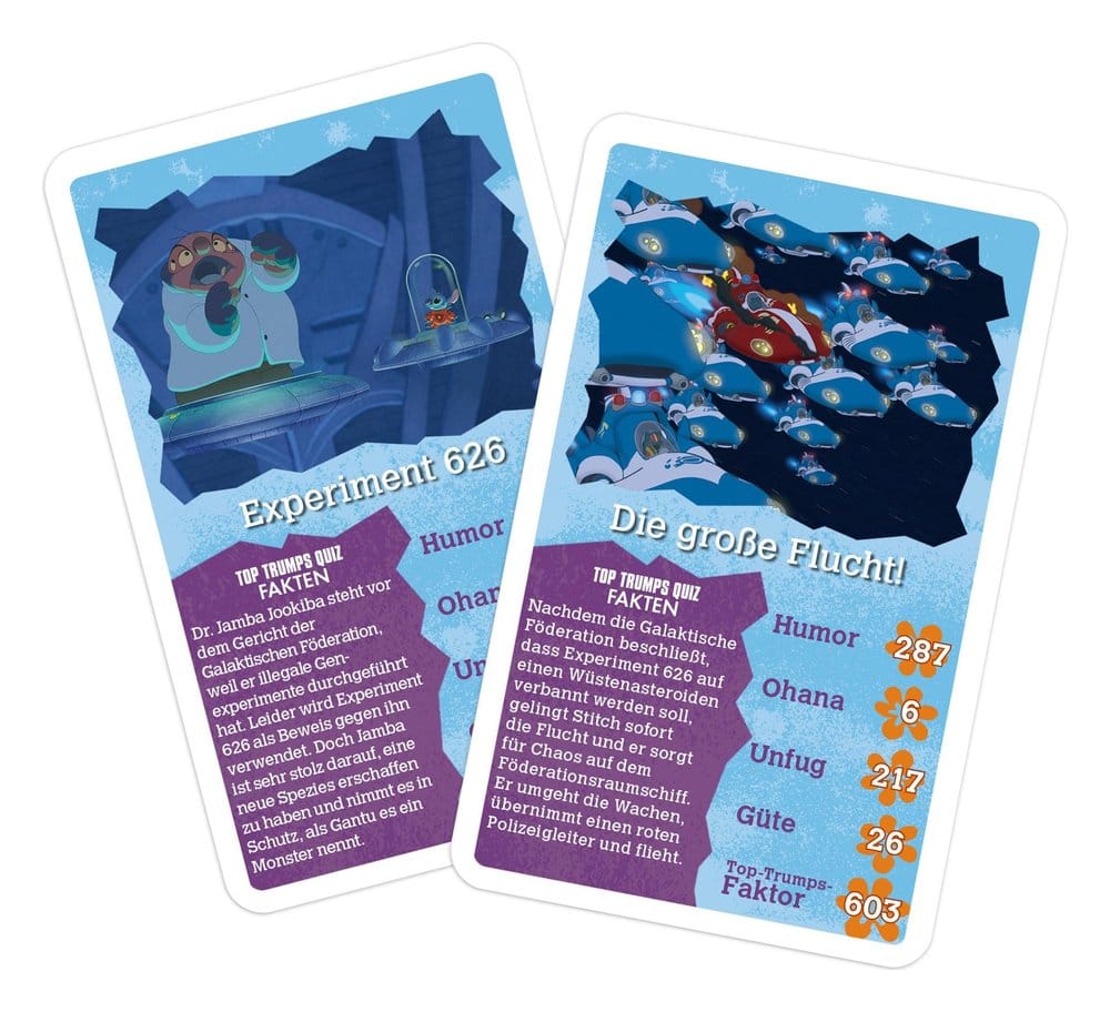 Lilo & Stitch jeu de cartes Top Trumps *ALLEMAND*