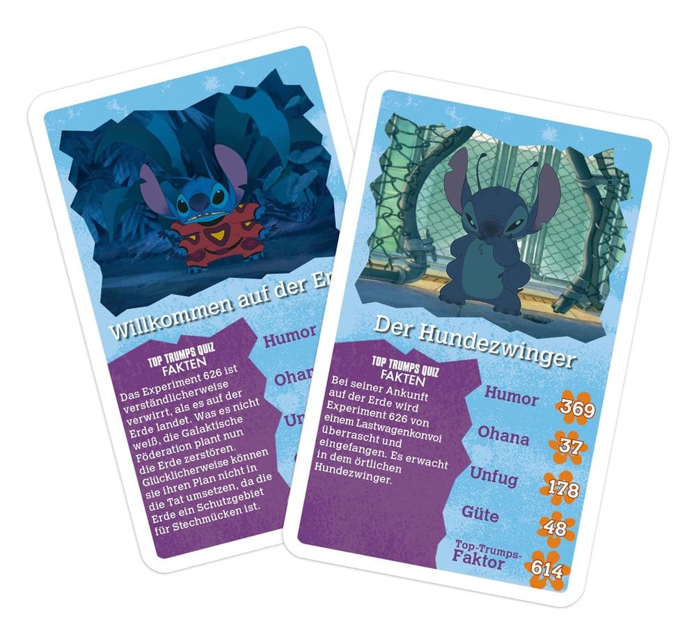 Lilo & Stitch jeu de cartes Top Trumps *ALLEMAND*