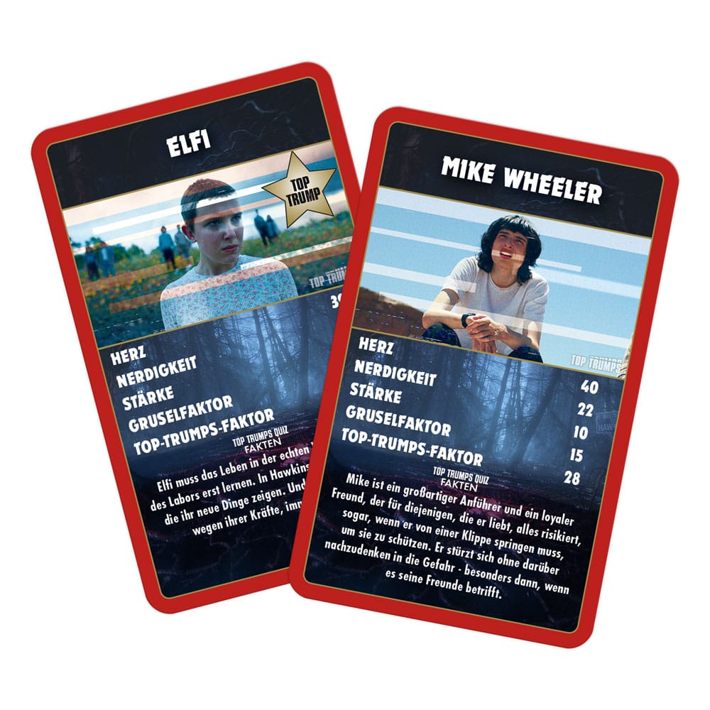 Stranger Things Jeu de cartes Top Trumps Collectables *ALLEMAND*