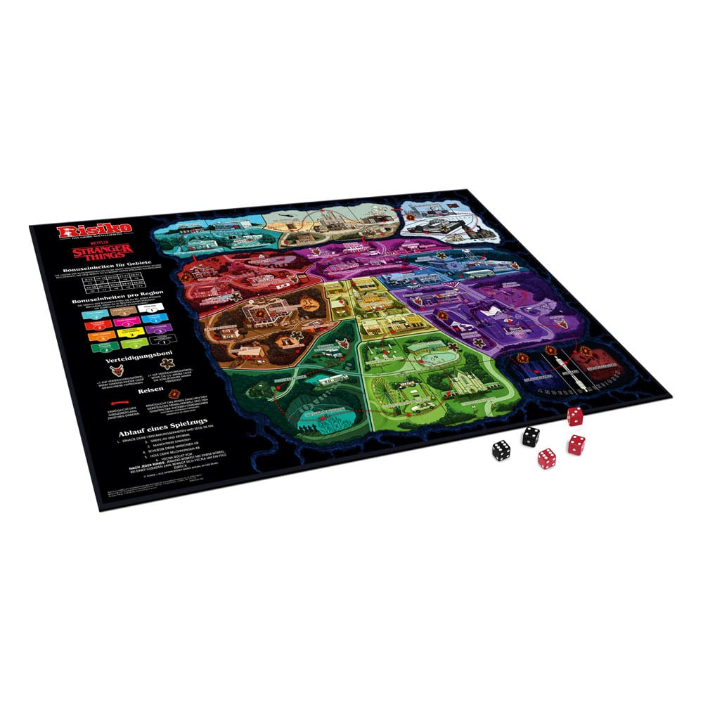 Stranger Things jeu de plateau Risk *ALLEMAND*