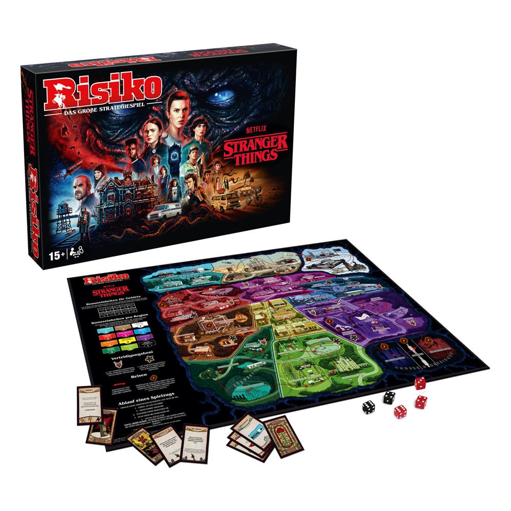 Stranger Things jeu de plateau Risk *ALLEMAND*
