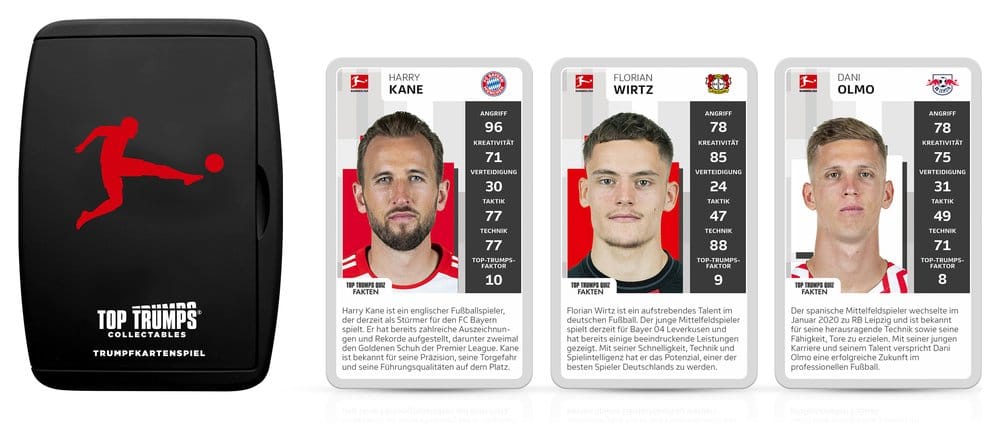 Bundesliga 2 Edition jeu de cartes Top Trumps Collectables *ALLEMAND*