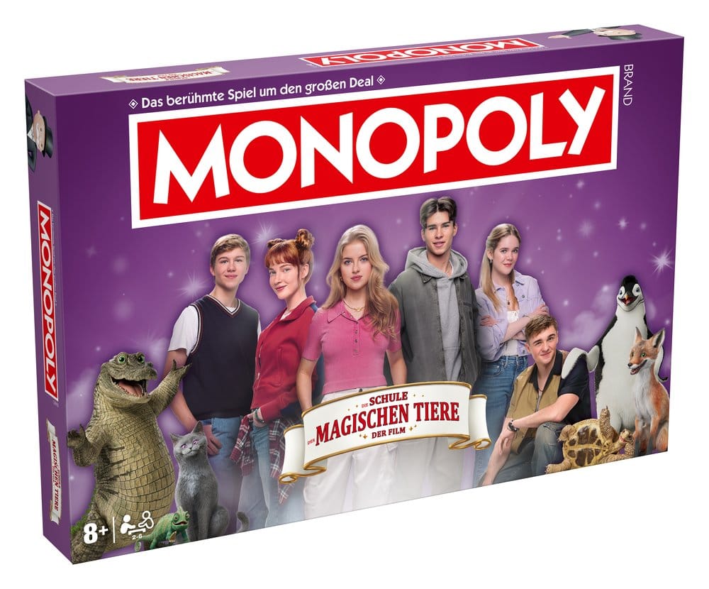 Monopoly jeu de plateau L'école des animaux magiques *ALLEMAND*