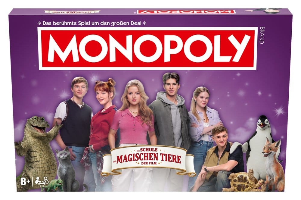 Monopoly jeu de plateau L'école des animaux magiques *ALLEMAND*