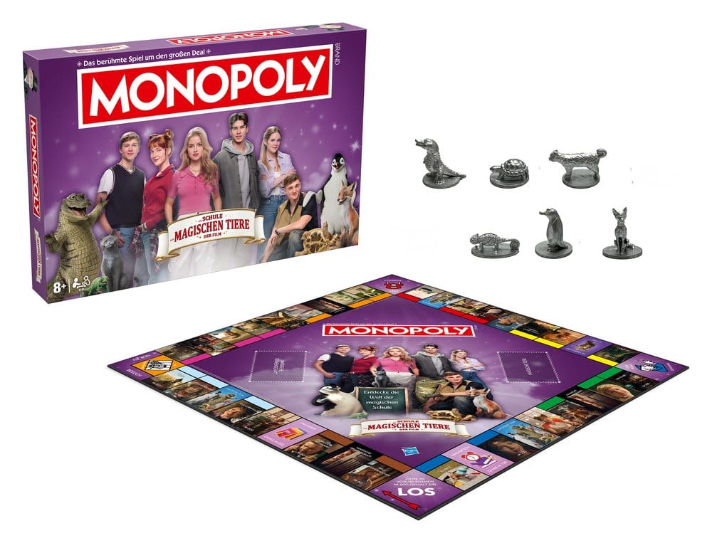 Monopoly jeu de plateau L'école des animaux magiques *ALLEMAND*