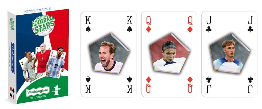 Étoiles Mondiales du Football No 1 cartes à jouer *ANGLAIS*