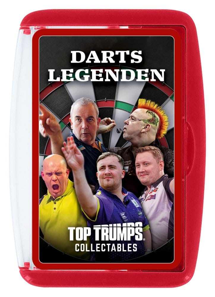 Darts Top Trumps Coffret cadeau avec fléchettes *ALLEMAND*