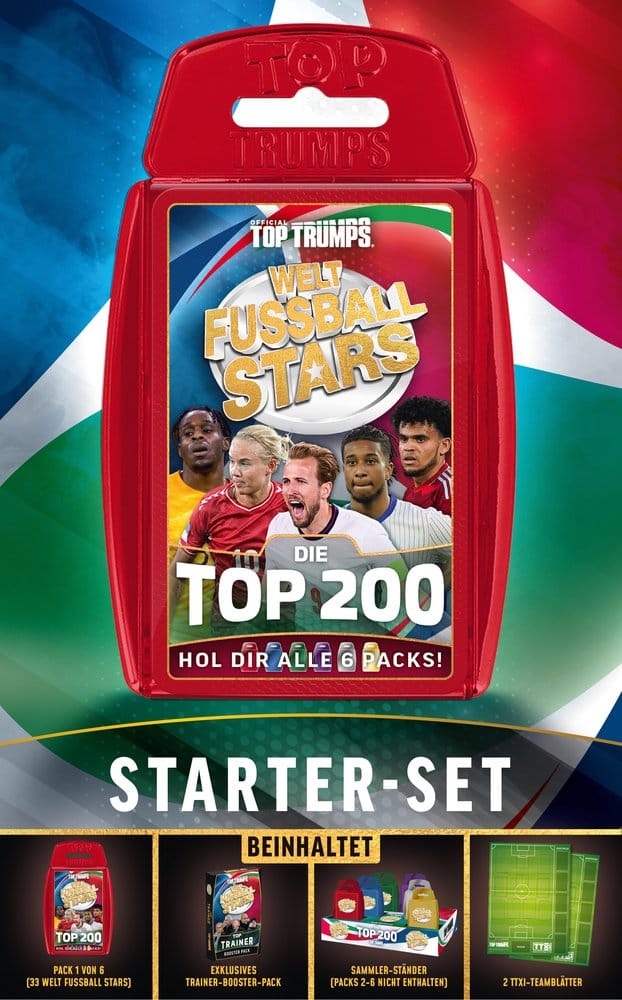 World Football Stars jeu de cartes 200 Starter Pack *ALLEMAND*
