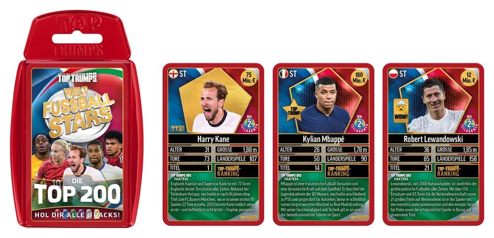 World Football Stars jeu de cartes 200 Starter Pack *ALLEMAND*