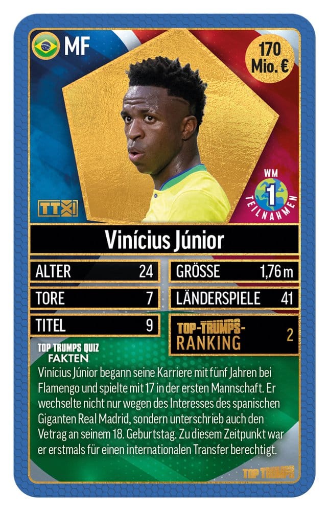 World Football Stars jeu de cartes 200 Pack 2 *ALLEMAND*
