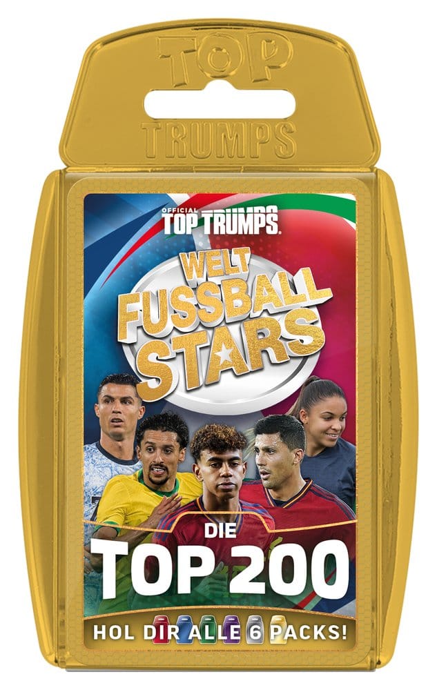 World Football Stars jeu de cartes 200 Pack 6 *ALLEMAND*