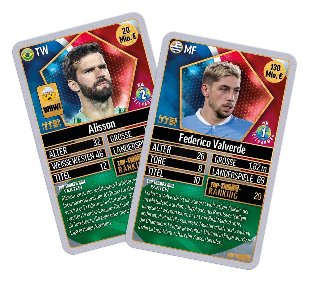 World Football Stars jeu de cartes 200 Pack 5 *ALLEMAND*