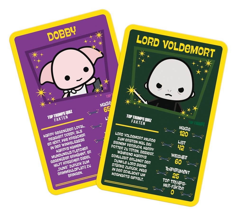 Harry Potter jeu de cartes Top Trumps Chibi Style *ALLEMAND*